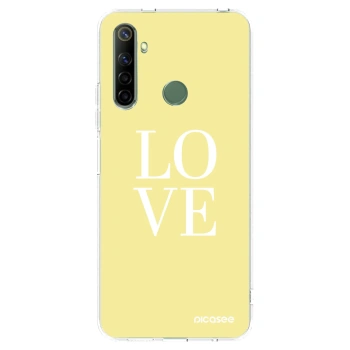 Picasee διαφανής θήκη σιλικόνης Realme 6i - Love
