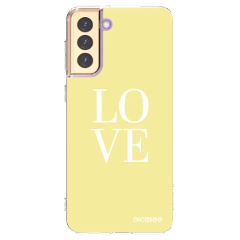 Picasee διαφανής θήκη σιλικόνης Samsung Galaxy S21+ 5G G996F - Love