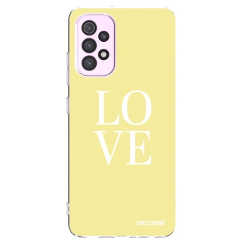 Picasee διαφανής θήκη σιλικόνης Samsung Galaxy A32 5G A326B - Love