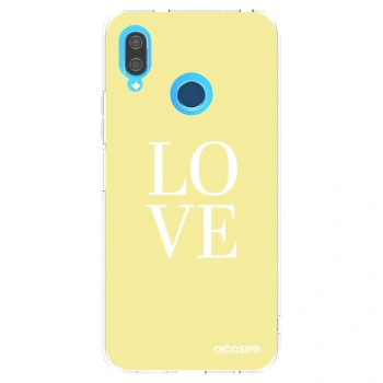 Picasee διαφανής θήκη σιλικόνης Huawei P20 Lite - Love