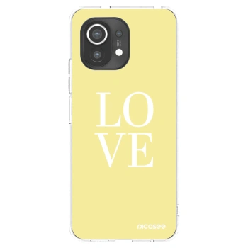 Picasee διαφανής θήκη σιλικόνης Xiaomi Mi 11 - Love