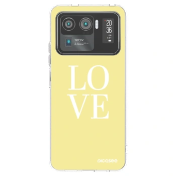 Picasee διαφανής θήκη σιλικόνης Xiaomi Mi 11 Ultra - Love