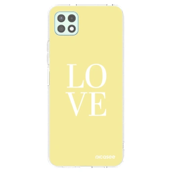 Picasee διαφανής θήκη σιλικόνης Samsung Galaxy A22 A226B 5G - Love