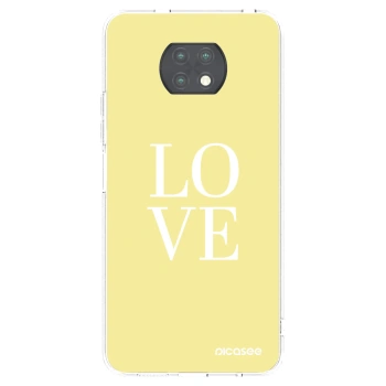 Picasee διαφανής θήκη σιλικόνης Xiaomi Redmi Note 9T - Love