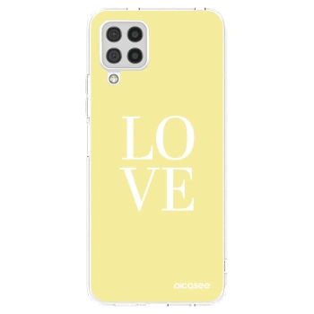Picasee διαφανής θήκη σιλικόνης Samsung Galaxy A22 A225F 4G - Love