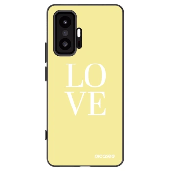 Picasee Μαύρη θήκη σιλικόνης για Xiaomi 11T - Love