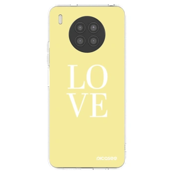 Picasee διαφανής θήκη σιλικόνης Huawei Nova 8i - Love