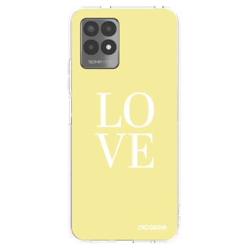 Picasee διαφανής θήκη σιλικόνης Realme 8i - Love