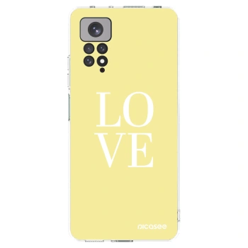 Picasee διαφανής θήκη σιλικόνης Xiaomi Redmi Note 11S 4G - Love