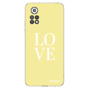 Picasee διαφανής θήκη σιλικόνης Xiaomi Poco X4 Pro 5G - Love