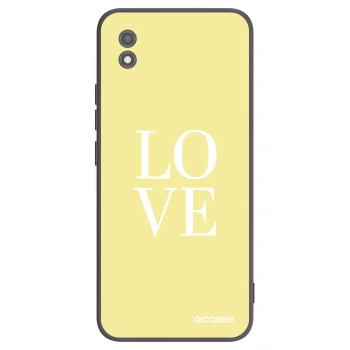 Picasee Μαύρη θήκη σιλικόνης για Realme C11 (2021) - Love