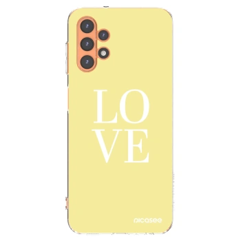 Picasee διαφανής θήκη σιλικόνης Samsung Galaxy A13 4G A135 - Love