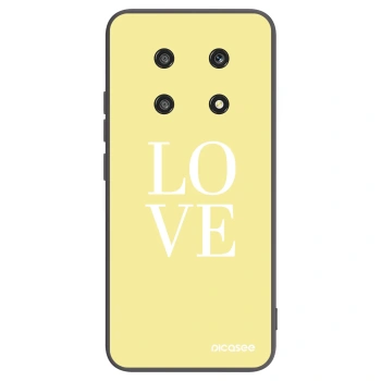 Picasee Μαύρη θήκη σιλικόνης για Honor Magic4 Lite 5G - Love