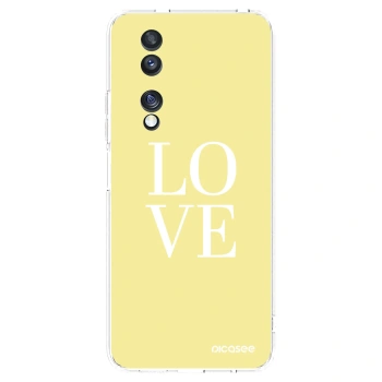 Picasee διαφανής θήκη σιλικόνης Honor 70 - Love