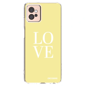 Picasee διαφανής θήκη σιλικόνης Motorola Moto G32 - Love