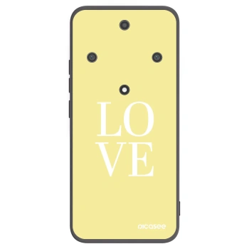 Picasee Μαύρη θήκη σιλικόνης για Honor Magic5 Lite 5G - Love