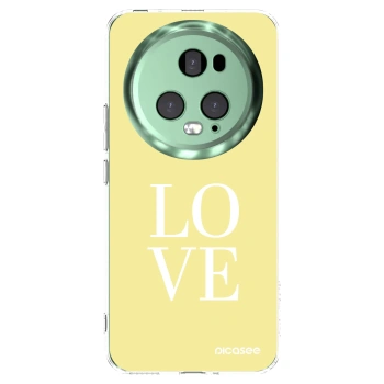 Picasee διαφανής θήκη σιλικόνης Honor Magic5 Pro - Love