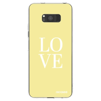 Picasee διαφανής θήκη σιλικόνης Samsung Galaxy S8 G950F - Love