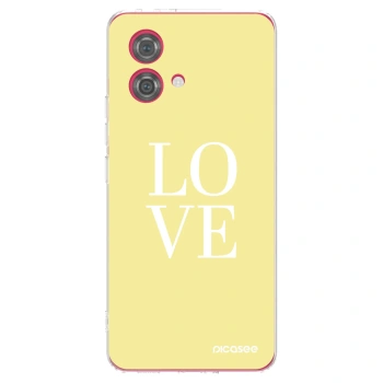 Picasee διαφανής θήκη σιλικόνης Motorola Moto G84 5G - Love