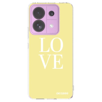Picasee διαφανής θήκη σιλικόνης Xiaomi Redmi Note 13 Pro 5G - Love