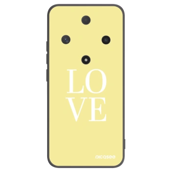 Picasee Μαύρη θήκη σιλικόνης για Honor Magic6 Lite 5G - Love