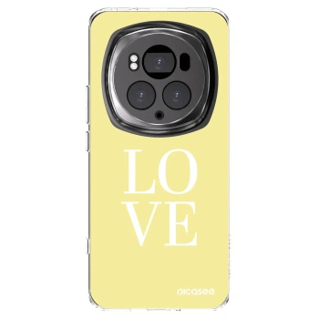 Picasee διαφανής θήκη σιλικόνης Honor Magic6 Pro - Love