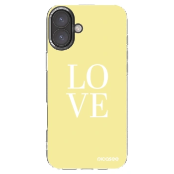 Picasee διαφανής θήκη σιλικόνης Apple iPhone 16 Plus - Love