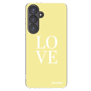 Picasee διαφανής θήκη σιλικόνης Samsung Galaxy S24 FE S721B - Love