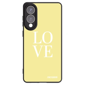 Picasee Μαύρη θήκη σιλικόνης για Samsung Galaxy S25 Edge 5G - Love