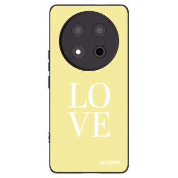 Picasee Μαύρη θήκη σιλικόνης για Honor Magic7 Lite 5G - Love