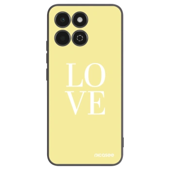 Picasee Μαύρη θήκη σιλικόνης για Honor 200 Smart 5G - Love