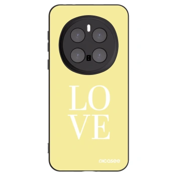 Picasee Μαύρη θήκη σιλικόνης για Honor Magic7 Pro 5G - Love