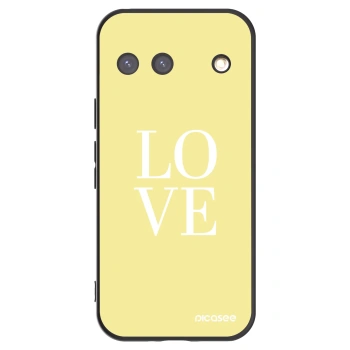 Picasee Μαύρη θήκη σιλικόνης για Google Pixel 9 - Love