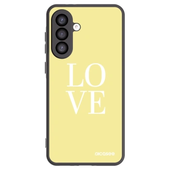 Picasee Μαύρη θήκη σιλικόνης για Samsung Galaxy A26 5G A266B - Love