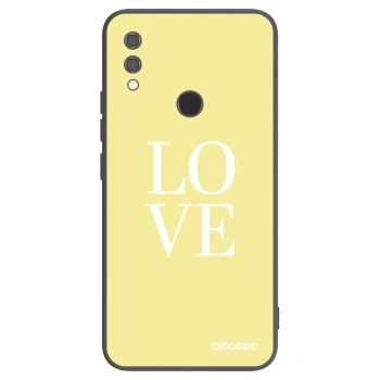 Picasee Μαύρη θήκη σιλικόνης για Xiaomi Redmi Note 7 - Love