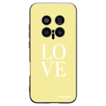 Picasee Μαύρη θήκη σιλικόνης για Honor Magic8 Pro 5G - Love
