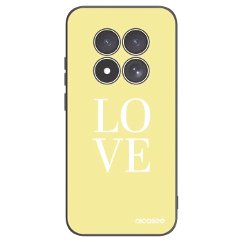 Picasee Μαύρη θήκη σιλικόνης για Xiaomi Redmi Note 15 Pro 5G - Love