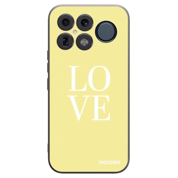 Picasee Μαύρη θήκη σιλικόνης για Xiaomi Poco F8 Ultra - Love
