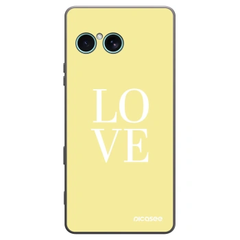 Picasee Μαύρη θήκη σιλικόνης για Sony Xperia 10 VII - Love