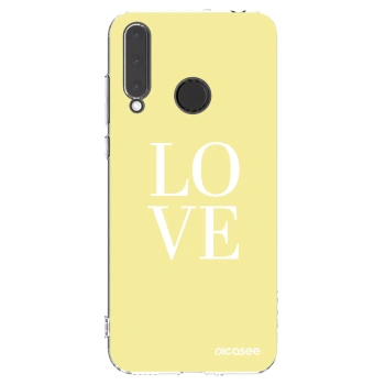 Picasee διαφανής θήκη σιλικόνης Honor 20 Lite - Love