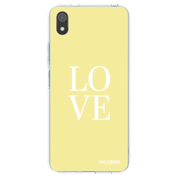 Picasee διαφανής θήκη σιλικόνης Xiaomi Redmi 7A - Love