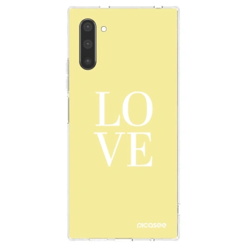Picasee διαφανής θήκη σιλικόνης Samsung Galaxy Note 10 N970F - Love