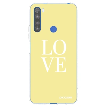 Picasee διαφανής θήκη σιλικόνης Xiaomi Redmi Note 8T - Love