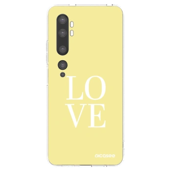 Picasee διαφανής θήκη σιλικόνης Xiaomi Mi Note 10 (Pro) - Love