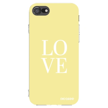 Picasee διαφανής θήκη σιλικόνης Apple iPhone SE 2020 - Love