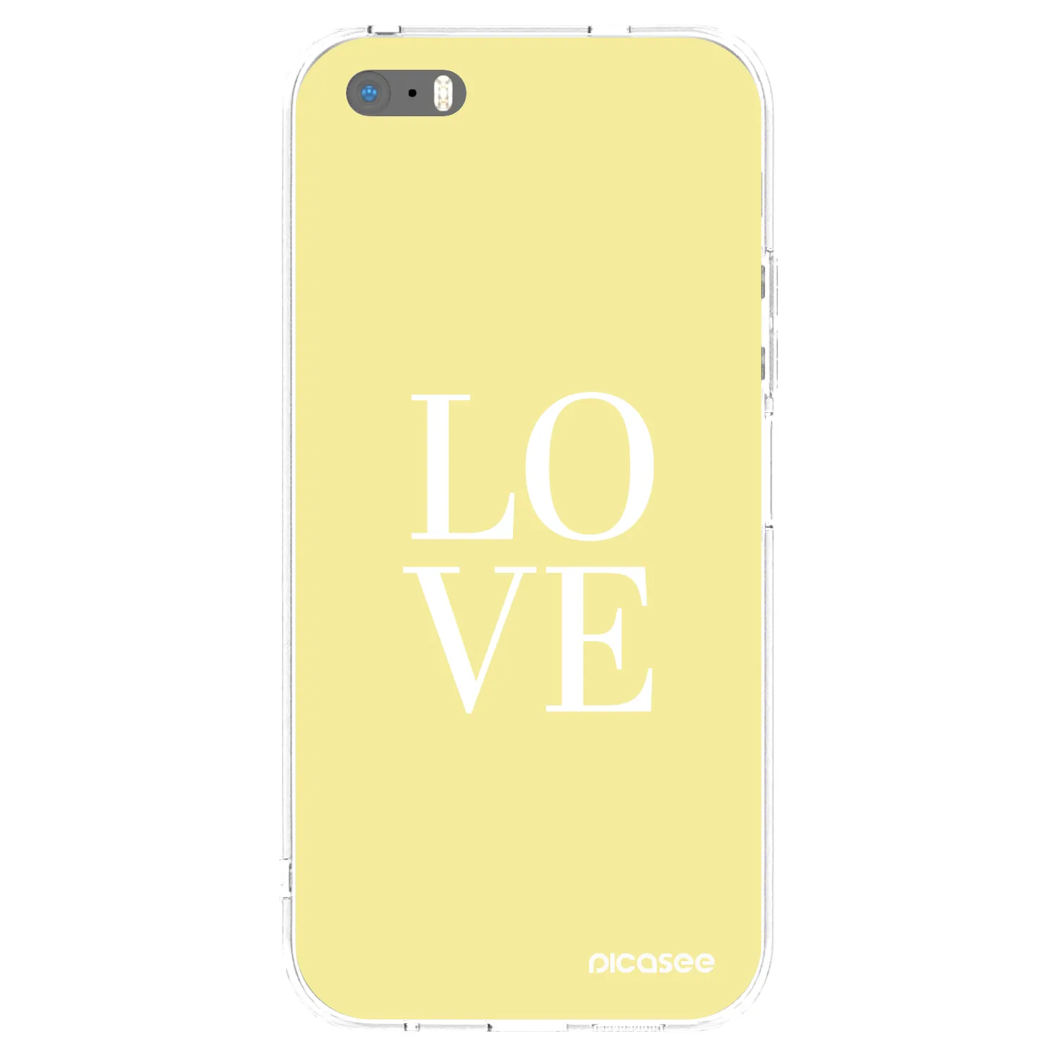 Picasee διαφανής θήκη σιλικόνης Apple iPhone 5/5S/SE - Love