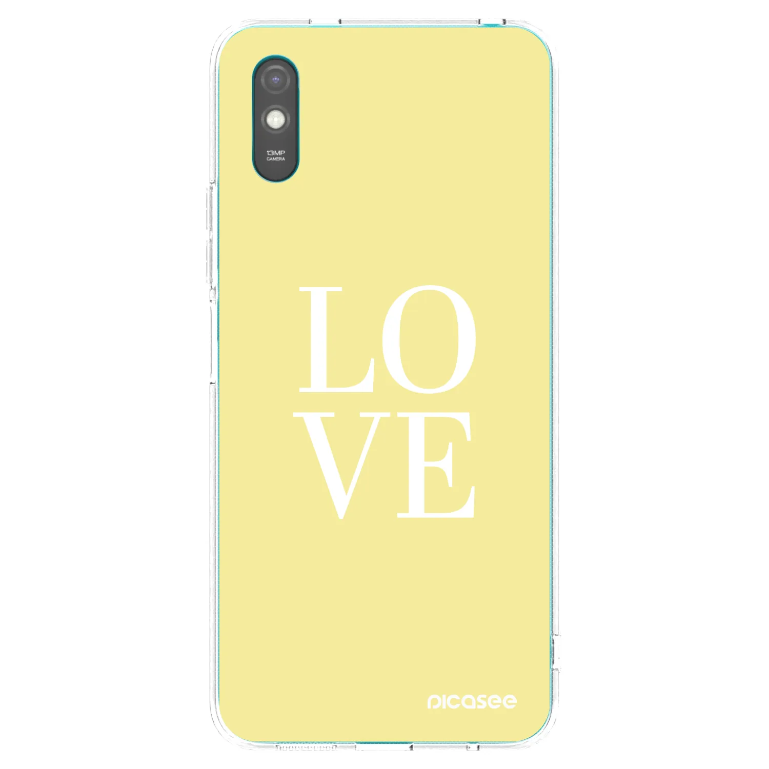 Picasee διαφανής θήκη σιλικόνης Xiaomi Redmi 9A - Love