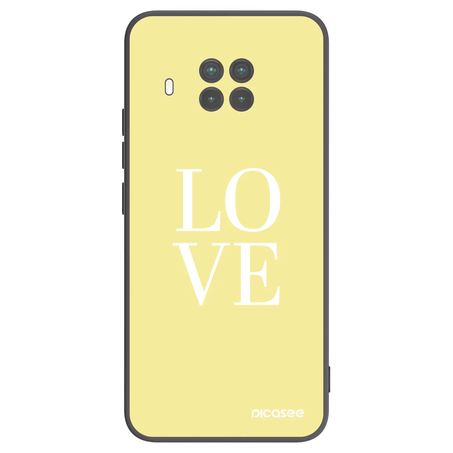 Picasee Μαύρη θήκη σιλικόνης για Xiaomi Mi 10T Lite - Love