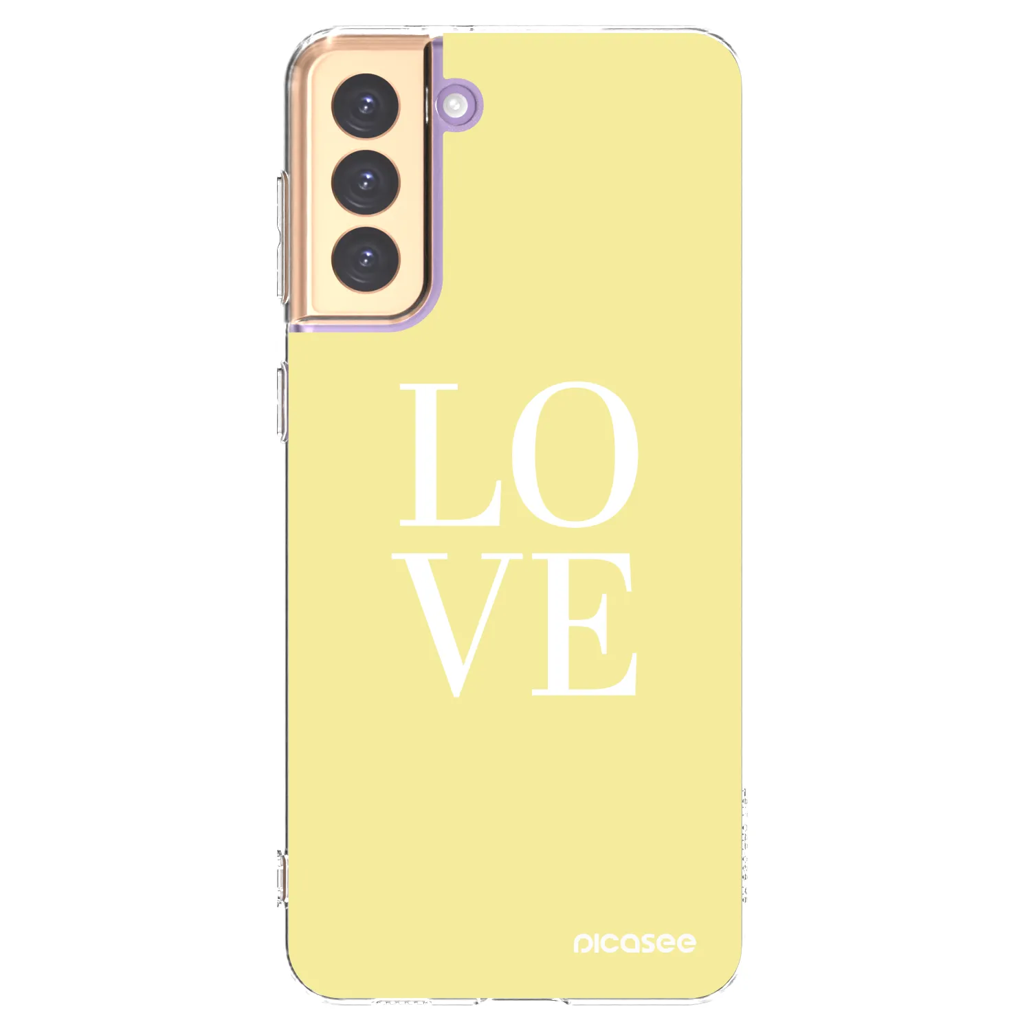 Picasee διαφανής θήκη σιλικόνης Samsung Galaxy S21+ 5G G996F - Love