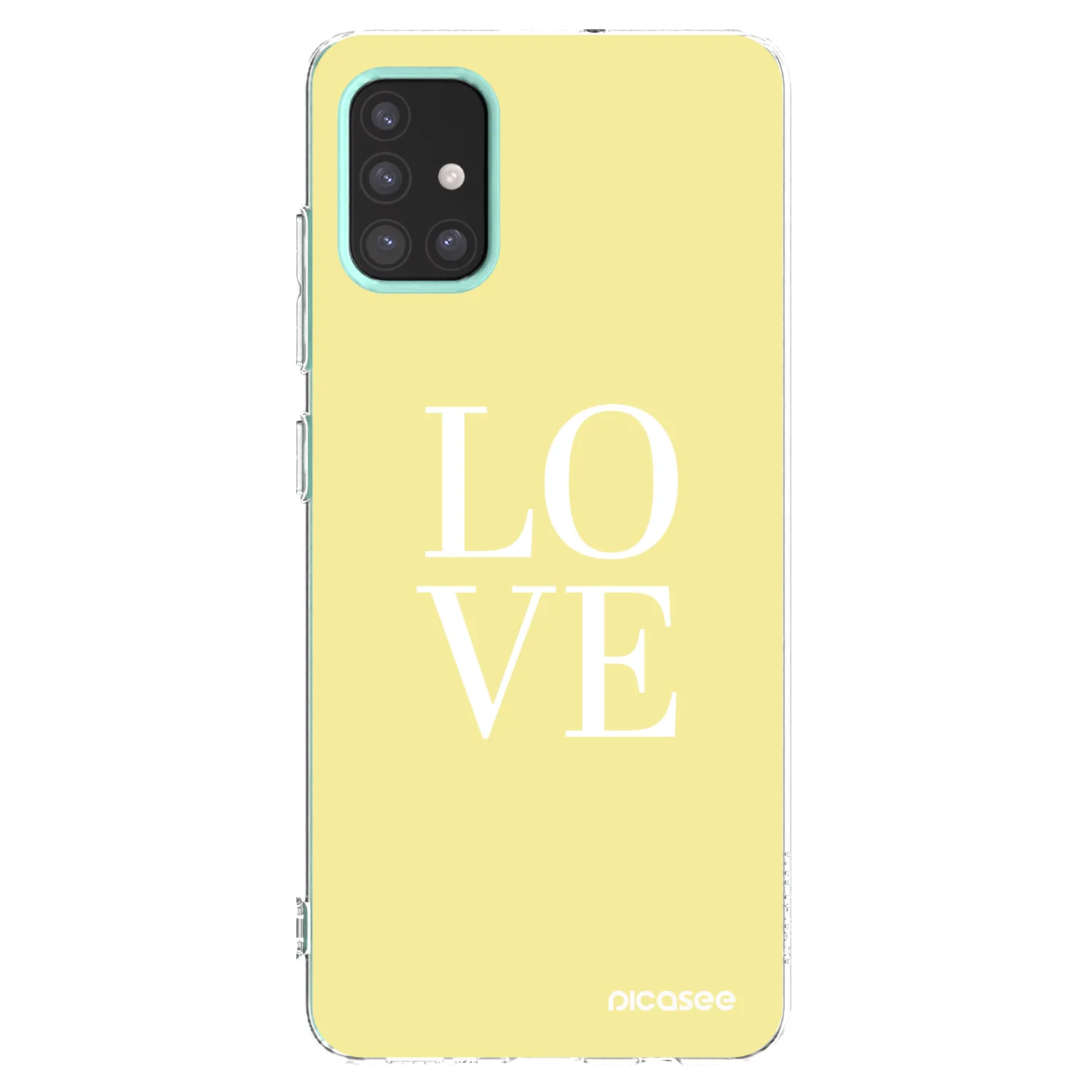 Picasee διαφανής θήκη σιλικόνης Samsung Galaxy M31s - Love